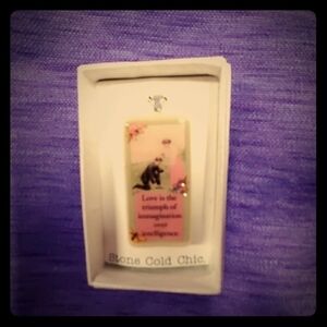 New in Box Pendant Corded Love Necklace